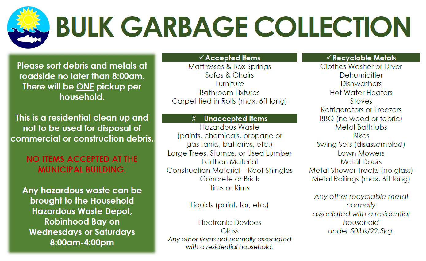 Bulk Garbage Collection Pouch Cove