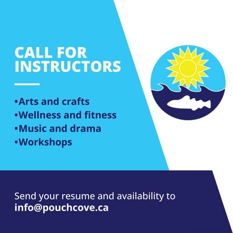 Call for Instructors Pouch Cove